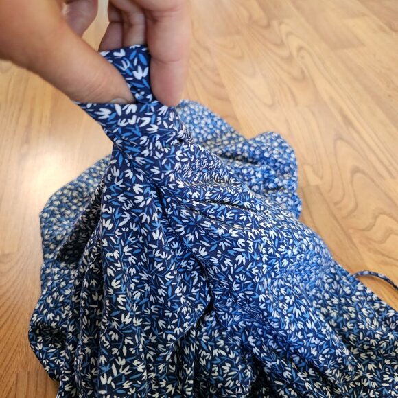 Old Navy Blue Floral A-Line Cami Sundress Dress SP - Picture 11 of 14